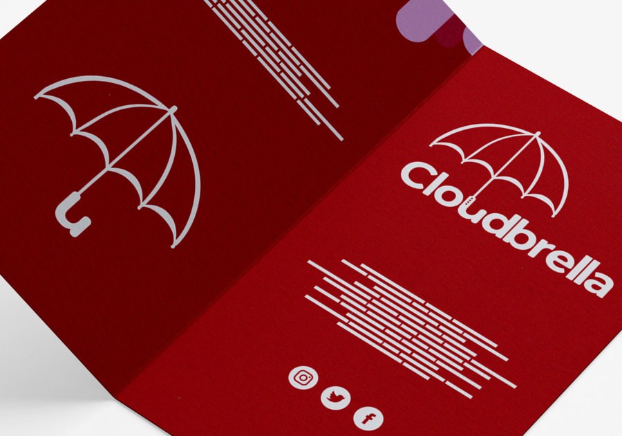 Tarjetas de invitación dobles plegadas — vista 4
