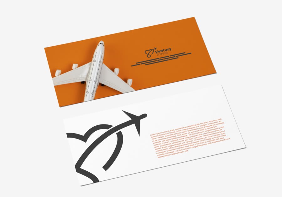 Tarjetas de invitación en papel clásico — vista 3