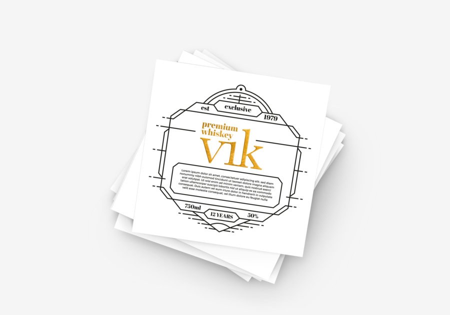 Tarjetas de invitación con stamping en caliente — vista 4