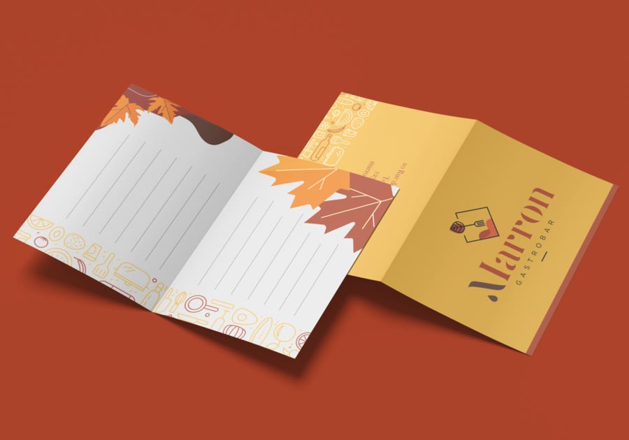 Tarjetas postales dobles plegadas — vista 5