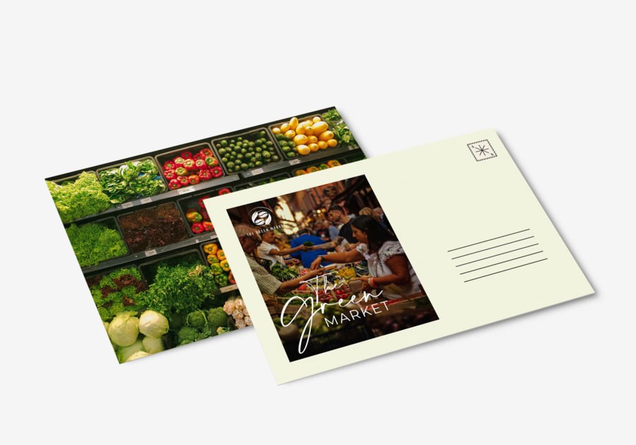Tarjetas postales en papel clásico — vista 2