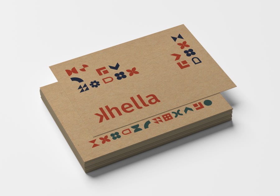 Tarjetas postales en papel kraft — vista 3