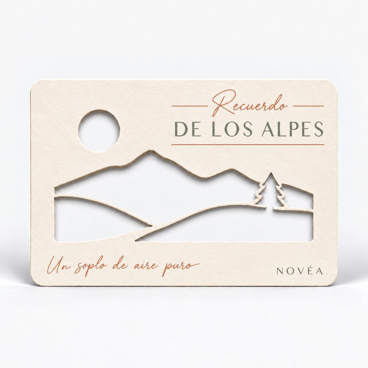 Tarjetas postales con troquelado láser — vista 1