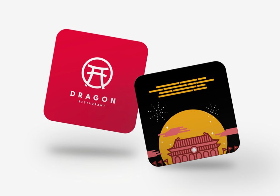 Tarjetas de visita con cantos redondeados — vista 3