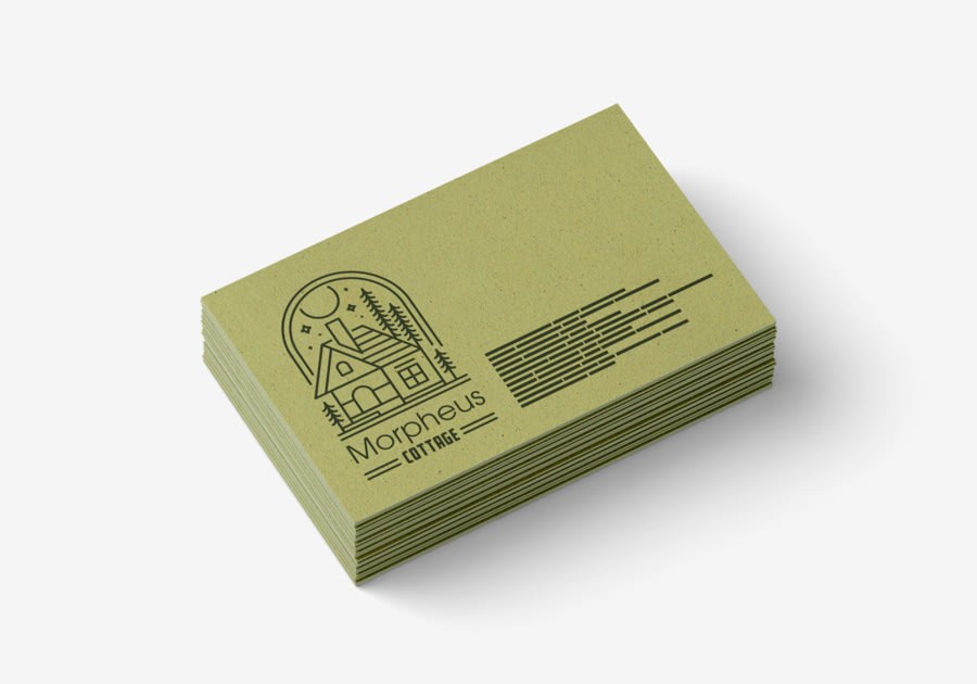 Tarjetas de visita en papeles especiales — vista 5