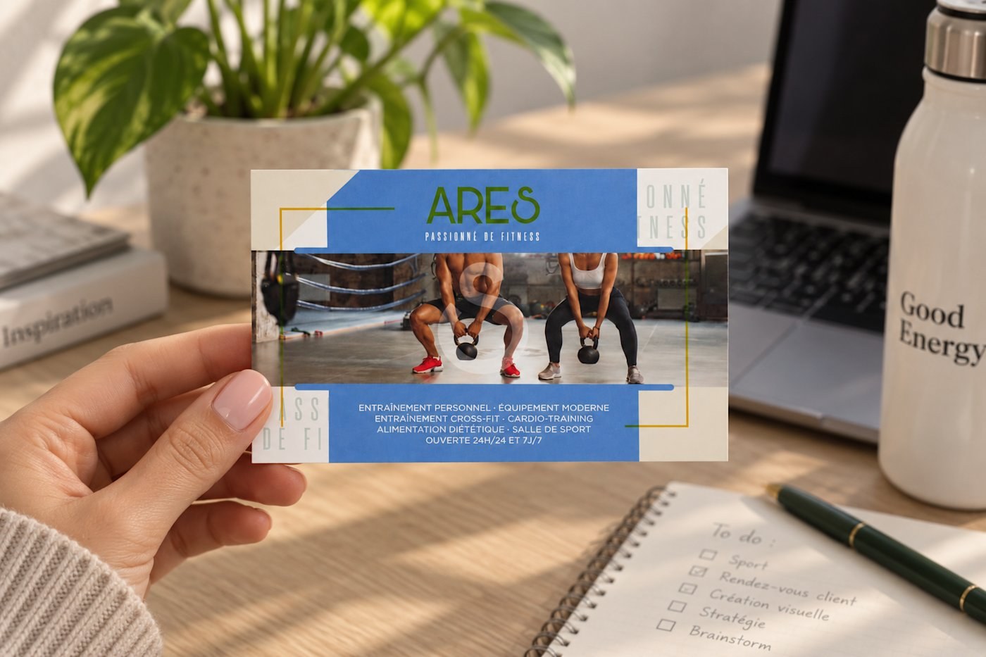Tarjetas de visita publicitarias — vista 2