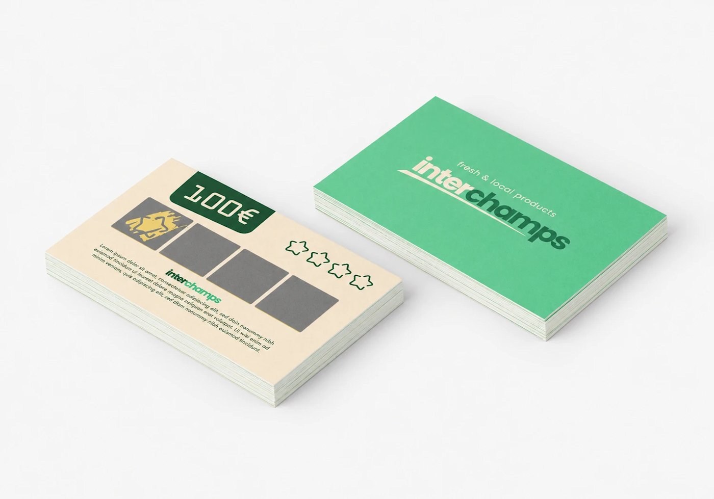 Tarjetas de visita con tinta rascable — vista 4