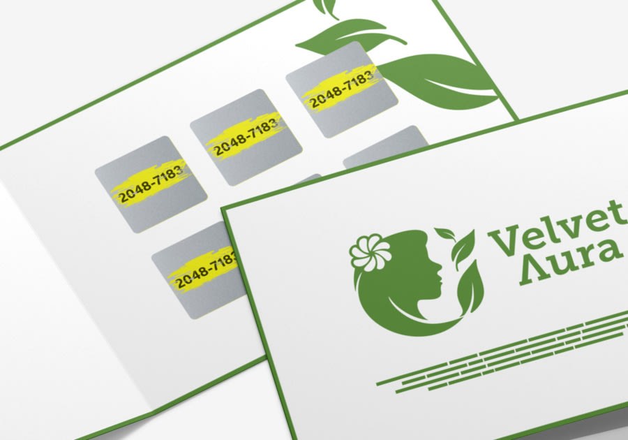 Tarjetas de visita con tinta rascable — vista 6