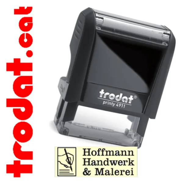 Sello automático rectangular Trodat Printy personalizado — vista 5