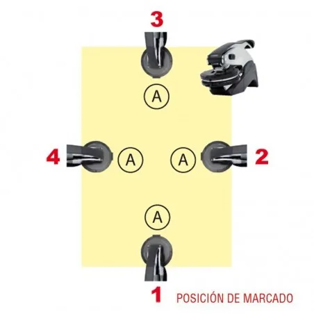 Sello en seco Trodat Ideal personalizado — vista 5